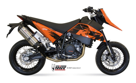 Mivv tłumiki końcowe SUONO stal nierdzewna KTM 690 SUPERMOTO 2007-2012