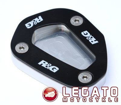 ELEMENT NÓŻKI - KICKSTAND SHOE HONDA NT650V NT700V DEAUVILLE 98-10 SILVER