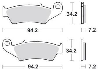 KLOCKI HAMULCOWE SBS 694 HF