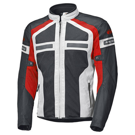 Motocyklowa Kurtka Tekstylna Held Tropic 3.0 Grey/Red