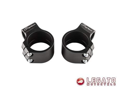 Kierownice Clip-ons  Ø51 LigchTech wysunięcie 40mm do APRILIA, KAWASAKI 