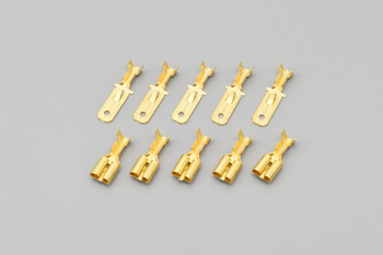 Zestaw płaskich konektorów  250-Typ  męski i żeński 5 szt/zestaw