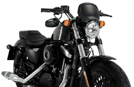 Owiewka PUIG Retroplate do Harley-Davidson Sportster 48 17-20 Karbonowy (C) 20399C