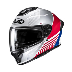 KASK MOTOCYKLOWY HJC C71 MORIX WHITE RED