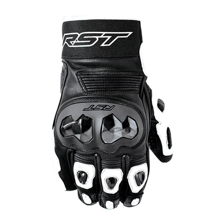 RĘKAWICE MOTOCYKLOWE RST FREESTYLE 3 D3O BLACK WHITE S