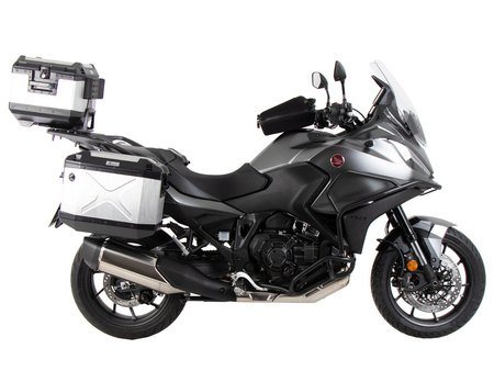 Alurack top case carrier black for combination with original rear rack for Honda NT 1100 (2022-2024)