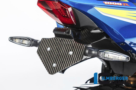 Uchwyt tablicy rejestracyjnej do motocykla Suzuki GSX-R 1000 / R od 2017 - ILMBERGER NHO.010.GXR16.K