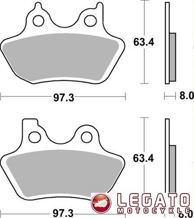 KLOCKI HAMULCOWE SBS 826 HS