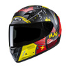 KASK MOTOCYKLOWY JUNIOR HJC Y10 MIKA BLACK YELLOW