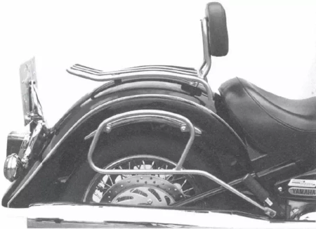 Yamaha XV 1600 Wild Star (1994-2004) solorack with backrest