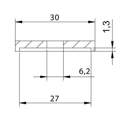 Adapter lusterek PUIG Hi-Tech IV / Tracker (9582N, lewy lub prawy) Czarny (N) 9582N