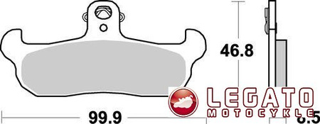 KLOCKI HAMULCOWE SBS 608 SI