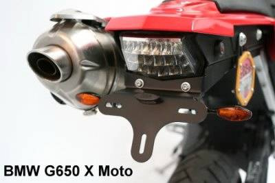 MOCOWANIE TABLICY REJESTRACYJNEJ RG RACING BMW G650 X CHALLENGE/COUNTRY/MOTO BLACK
