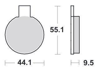 KLOCKI HAMULCOWE SBS 505 HF