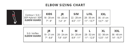 LEATT NAŁOKIETNIKI OCHRANIACZE ŁOKCI 3DF HYBRID ELBOW GUARD BLACK KOLOR CZARNY/BIAŁY