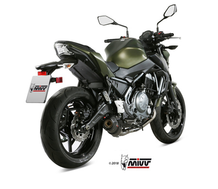 Mivv Układ wydechowy OVAL CARBON with carbon cap KAWASAKI Z650 2017-2023