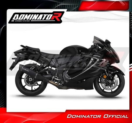 Dominator Tłumiki końcowe HP6 Black + db-killer Suzuki GSX 1300 Hayabusa 2021-2024