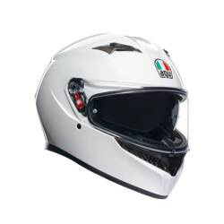 KASK MOTOCYKLOWY AGV K3 BIAŁY