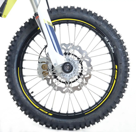 ZESTAW NAKLEJEK NA OBRĘCZ KOŁA NA RANT FELG RG RACING BLUE