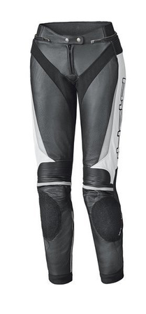 Motocyklowe Spodnie Skórzane Held Lady Lane II Black/White