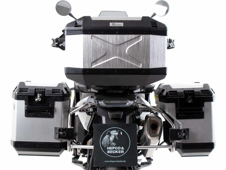 Alurack top case carrier black for combination with original rear rack for Husqvarna Norden 901 / Expedition (2022-)