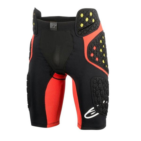 SPODENKI Z OCHRANIACZAMI ALPINESTARS SEQUENCE PRO BLACK/RED