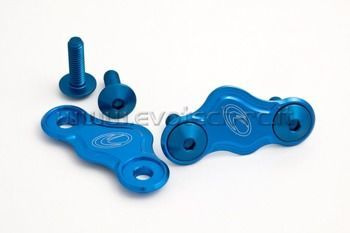 Zaślepki lusterek EVOTECH RC Aprilia niebieskie