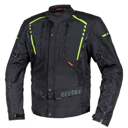 Kurtka Tekstylna Ozone Tour II Black/Fluo Yellow