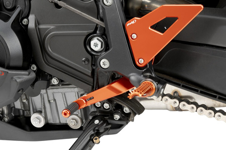 Dźwignia hamulca nożnego PUIG do KTM 990 Duke / R 24-25 Pomarańczowy (T) 22206T