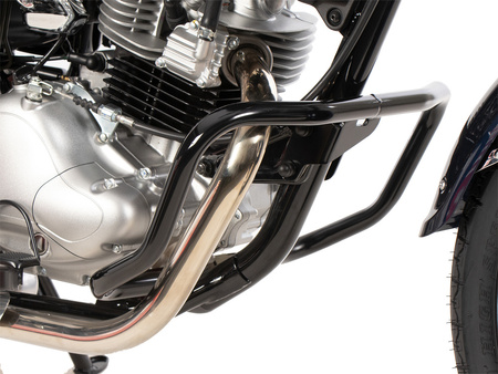 Engine protection bar black shine for Kawasaki W230 / Meguro S1 (2025-)