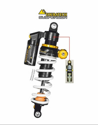 Touratech Suspension shock absorber for KTM 790 Adventure R from 2019 type Extreme