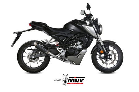 Mivv Układ wydechowy GP PRO BLACK STAINLESS STEEL HONDA CB 125 R 2018-2020