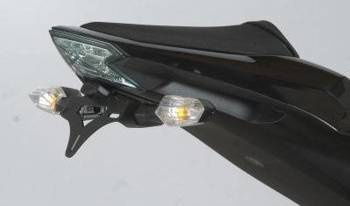 MOCOWANIE TABLICY REJESTRACYJNEJ RG RACING KAWASAKI Z800 (13-), KIERUNKOWSKAZY OEM BLACK