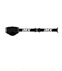 GOGLE IMX DUST BLACK MATT/WHITE - SZYBA DARK SMOKE + CLEAR (2 SZYBY W ZESTAWIE)