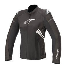 ALPINESTARS STELLA T-GP PLUS R V3 AIR DAMSKA KURTKA TEKSTYLNA  CZARNO/BIAŁA