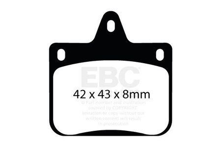 EBC Klocki kartingowe FA561S (1 kpl. na tarczę)