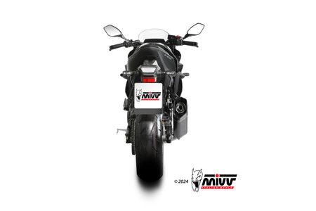 Mivv Układ Wydechowy SR-1 Inox Nero Suzuki GSX-8R 2024