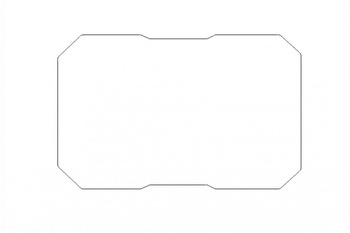 Osłona wyświetlacza do Ducati Desert X 2022-2025 Przezroczysty (W) 21548W