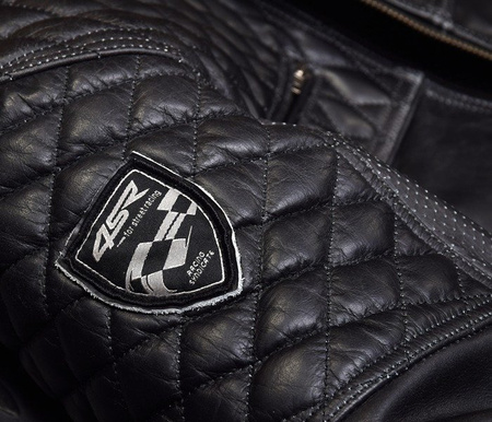 KURTKA MOTOCYKLOWA SKÓRZANA 4SR SCRAMBLER PETROLEUM