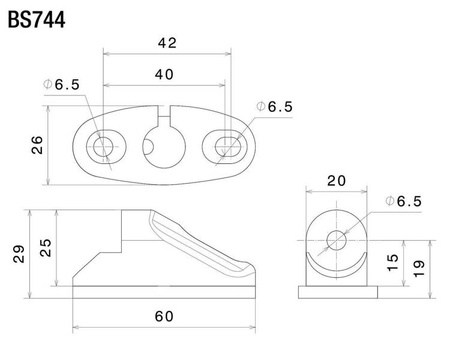 Mounting kit for fairing mirror