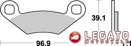 KLOCKI HAMULCOWE SBS 642 ATS