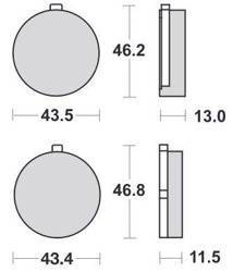KLOCKI HAMULCOWE SBS 538 HF