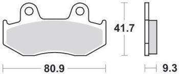 KLOCKI HAMULCOWE SBS 709 RSI