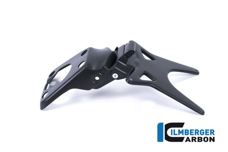 Uchwyt tablicy rejestracyjnej krótki matowy carbon - DUCATI Monster 1200 od 2017 ILMBERGER NHO.119.DSS7M.K