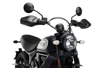 Handbary PUIG do Ducati Scrambler (różne, sprzęgło hydrauliczne) Czarny mat (J) 20509J