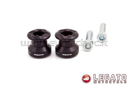 Rolki wahacza pod podnośnik marki EVOTECH RC czarne  M6