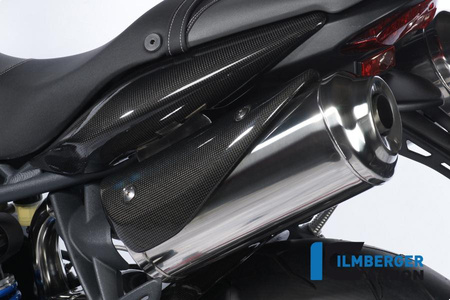 Ochrona wydechu lewa carbon - Triumph Street Triple 675 ILMBERGER AHL.003.TRSTR.K