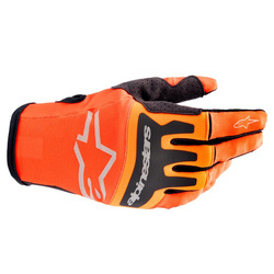 RĘKAWICE ALPINESTARS TECHSTAR HOT ORANGE/BLACK