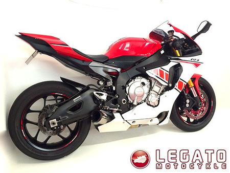 Tłumik końcowy + decat Austin Racing YAMAHA R1 2015-2017  GP3-GP1R