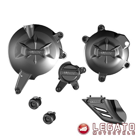 Zestaw osłon dekli silnika GB Racing Kawasaki ER-6N / ER-6F / KLE 650 Versys